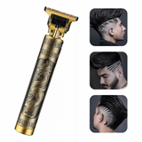 Máquina de Barbear e Cortar Cabelo Recarregável Sem Fio Dragão T-Blade