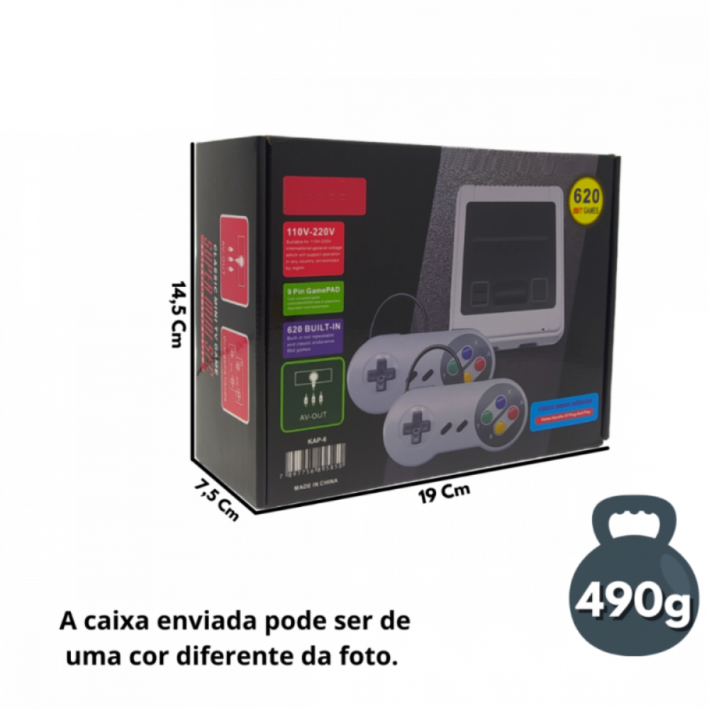 Console Mini Vídeo Game Portátil 620 Jogos