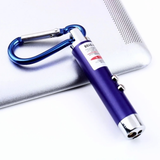 Caneta Laser 3 Em 1 Mini Lanterna Chaveiro Altomex