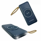 Carregador Portátil Power Bank 10000mAh Sem Fio por INDUÇÃO