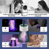 Lâmpada Elétrica Mata-Mosquitos com Luz UV - Recarregável por USB - Armadilha Para Insetos